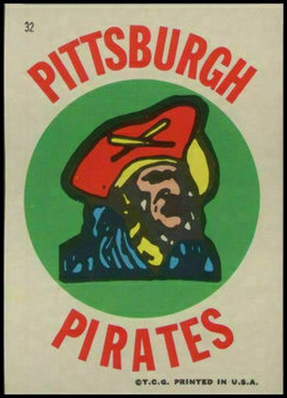32 Pittsburgh Pirates